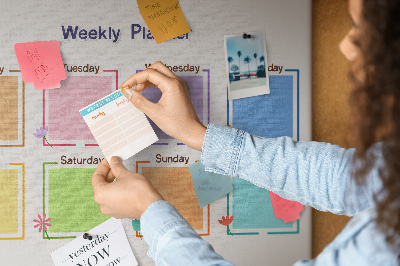 Prikbord Weekplanner