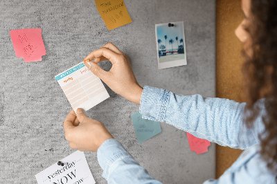 Prikbord Betonnen muur