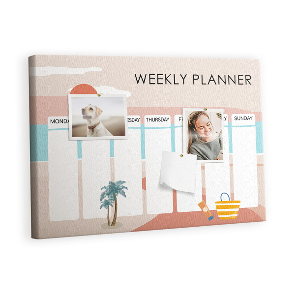 Kurk bedrukken Weekplanner