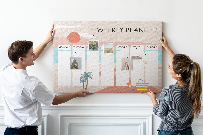 Kurk bedrukken Weekplanner