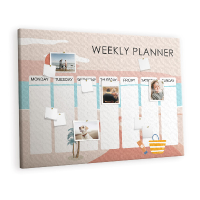 Kurk bedrukken Weekplanner