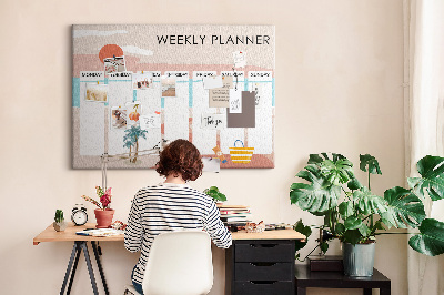 Kurk bedrukken Weekplanner