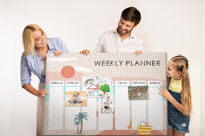 Kurk bedrukken Weekplanner