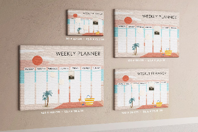 Kurk bedrukken Weekplanner