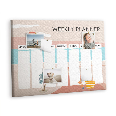 Kurk bedrukken Weekplanner