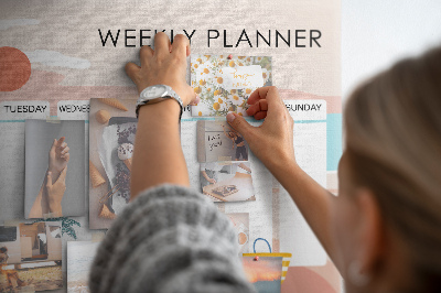 Kurk bedrukken Weekplanner