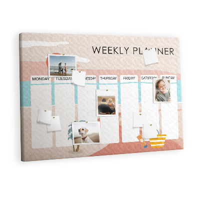 Kurk bedrukken Weekplanner