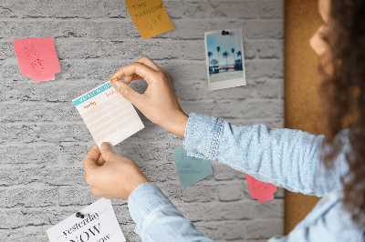 Kurkbord Stenen muur