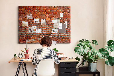 Kurkbord Oude bakstenen muur