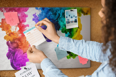 Prikbord Regenboog van kleuren