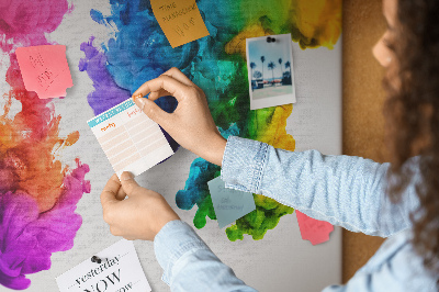 Prikbord Regenboog van kleuren