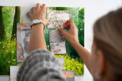 Memobord keuken Lente natuur