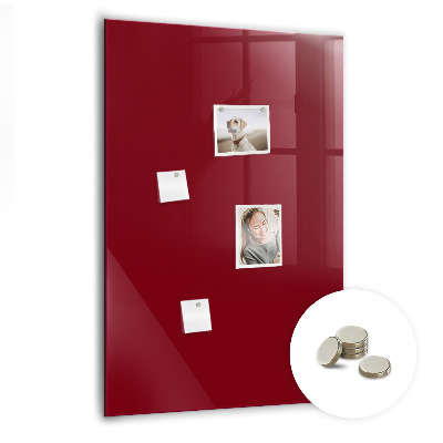 Magneetbord Bordeaux kleur