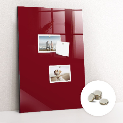 Magneetbord Bordeaux kleur