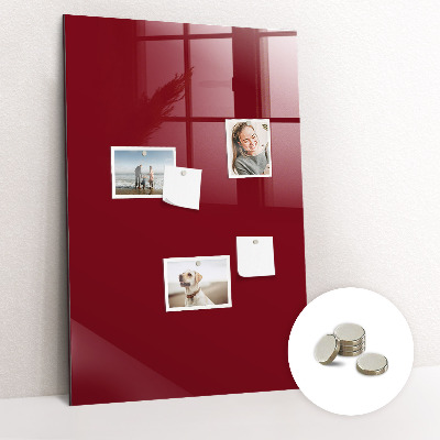 Magneetbord Bordeaux kleur