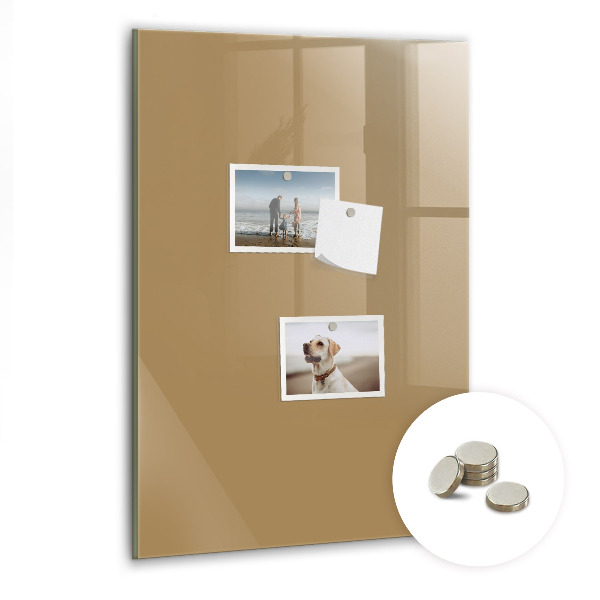 Magneetbord Donkerbeige kleur