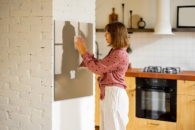 Magneetbord Donkerbeige kleur