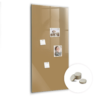 Magneetbord Donkerbeige kleur