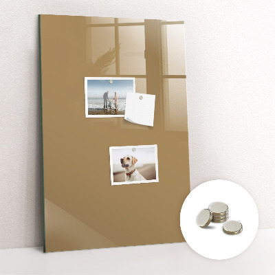 Magneetbord Donkerbeige kleur