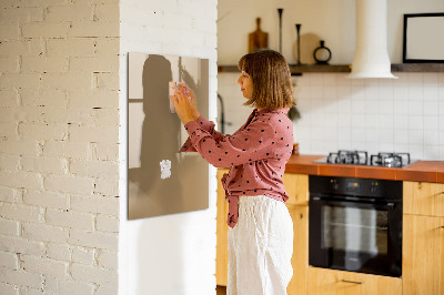 Magneetbord Donkerbeige kleur