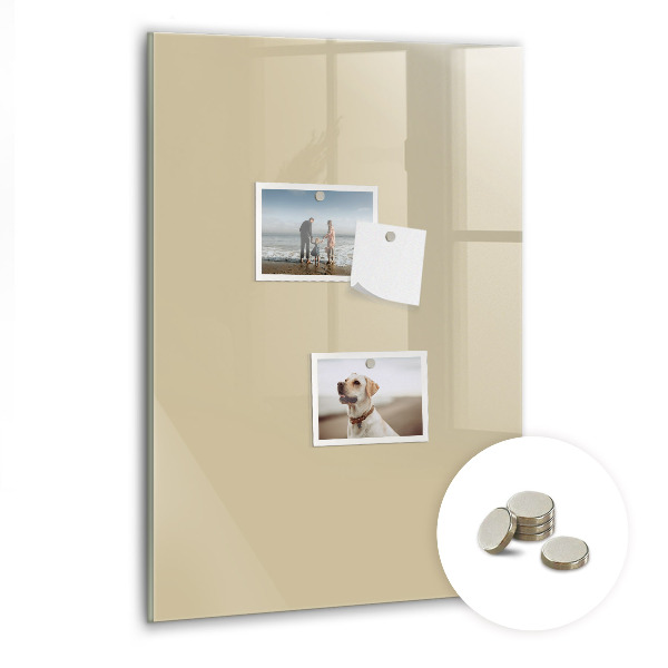 Magneet bord Beige kleur