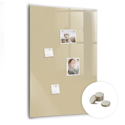 Magneet bord Beige kleur