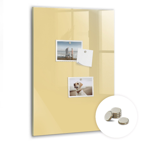 Magneetbord Creme kleur