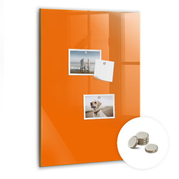 Magneetbord Oranje kleur