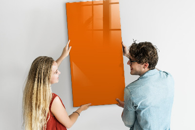 Magneetbord Oranje kleur