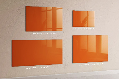 Magneetbord Oranje kleur