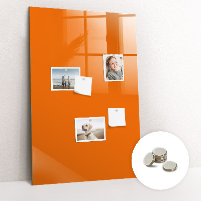 Magneetbord Oranje kleur