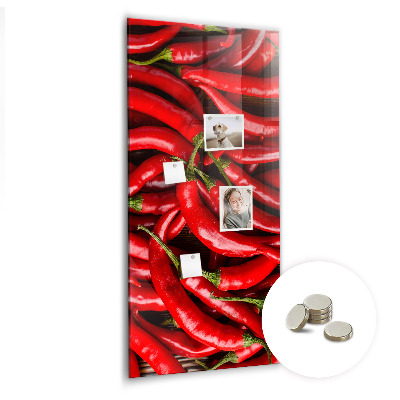 Magnetisch bord Chilipepers