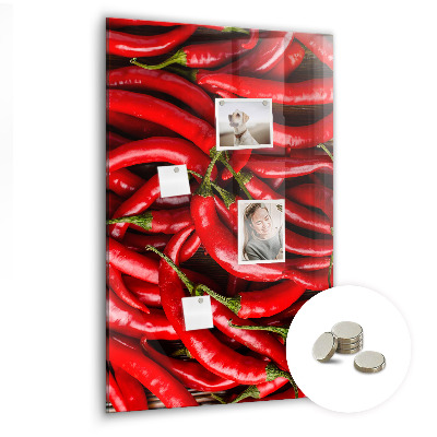 Magnetisch bord Chilipepers