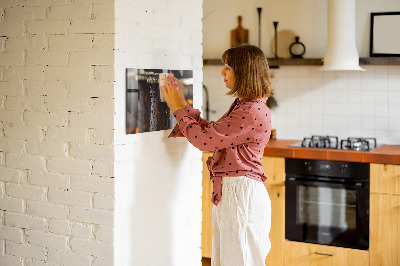 Magneet bord Glazen flessen