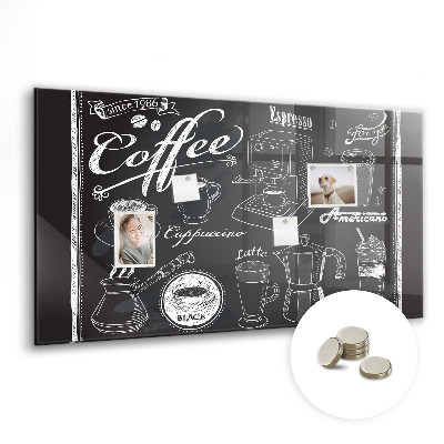 Magneet bord Koffiemachines