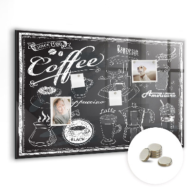 Magneet bord Koffiemachines