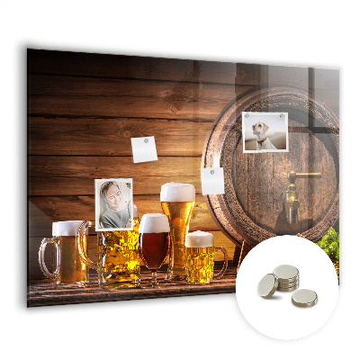 Magneet bord Vat bier