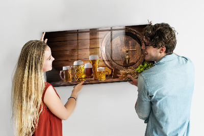 Magneet bord Vat bier