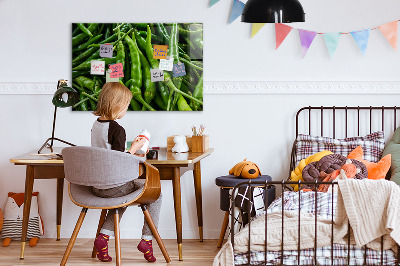 Magneet bord Groene paprika