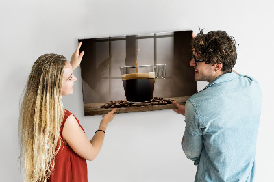 Magneet bord Kop koffie