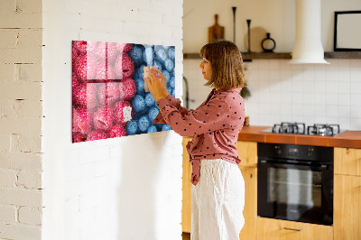 Magneet bord Bosbessen en frambozen