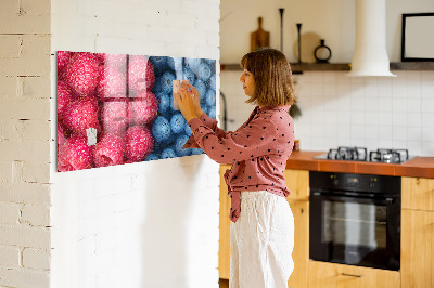 Magneet bord Bosbessen en frambozen