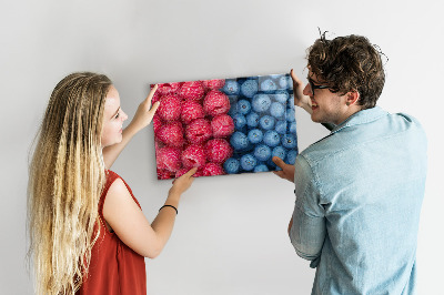 Magneet bord Bosbessen en frambozen