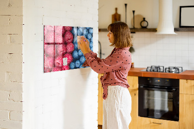 Magneet bord Bosbessen en frambozen