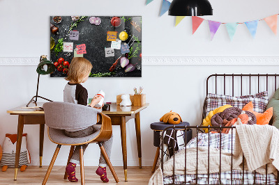 Magneet bord Groenten op de toonbank