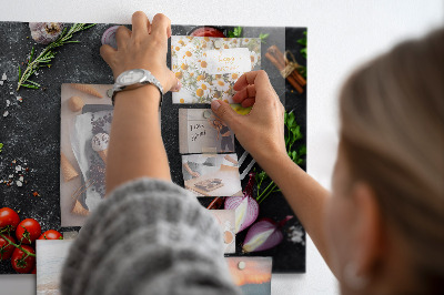 Magneet bord Groenten op de toonbank