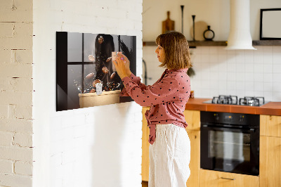 Magneet bord Hete koffie