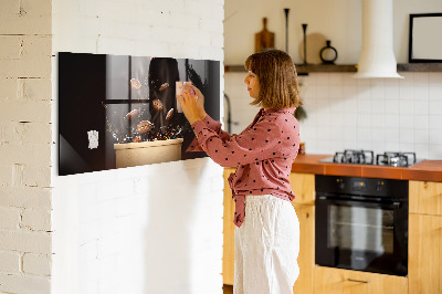 Magneet bord Hete koffie