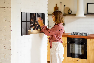 Magneet bord Hete koffie