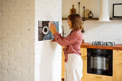 Magneet bord Kop koffie